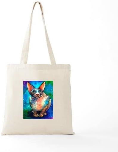 Miniatura 7 de CafePress Sphynx - Bolsa de lona natural bolsa de compras reutilizable