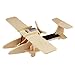 Solar Holzbausatz 3D Puzzle Sport-Flugzeug