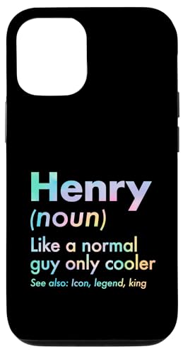 Henry Like A Normal Guy Only Cooler Legend King �t�@�[�X�g�l�[�� �X�}�z�P�[�X iPhone 12/12 Pro �p