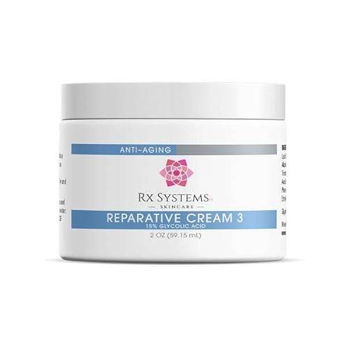 Rx Systems PF Reparative Cream 3, Anti-Aging Facial Firming Cream, 15% Glycolic Acid