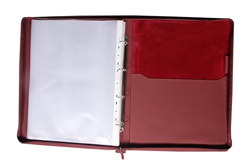 Image of Sukeshcraft Pu Multiuse 25 File Sleeve for Documents, Certificates, Fixed Deposit Receipt, Portfolio B4 Size Documents Holder for Sports, Office, Home, School