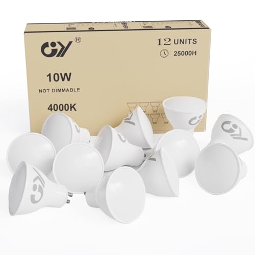 Bombillas LED GU10 para una luz blanca neutra de 4000K ideal en cocinas y despachos