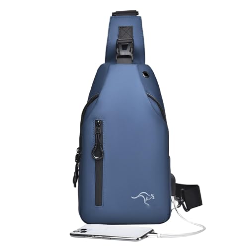 Evita robos y carga tu móvil con esta mochila de pecho para hombre