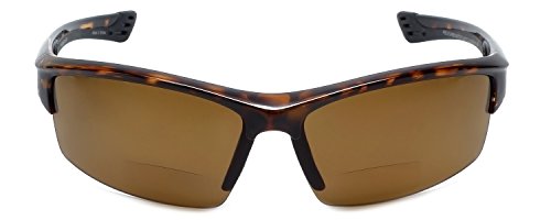 Grand Banks 472BF Polarized Bi-Focal Sport Reading Sunglasses in Tortoise +2.502