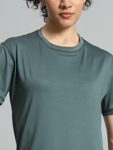 Image of Sports T Shirt for Women Quick Dry Fit Tshirt for Women Gym T Shirts for Women for Casual Wear Workout T Shirts for Women Active Gym Wear for Women Running T-Shirts for Women