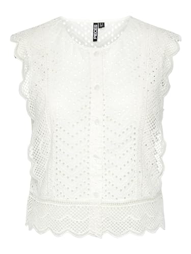 PCKARISMA PIECES top sans manches en maille légère et respirante