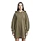 G-Star Damen Overdyed Hooded Sweater Kleid, Grün (wild Olive gd D26471-D688-C028), M