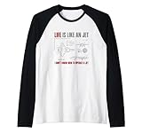 la vita È come un jet, non so come utilizzare un jet f-35 maglia con maniche raglan