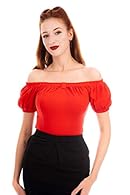 EFFORTLESSLY CHIC BLOUSE - Experience the timeless charm of vintage fashion with the Ro Rox Bella Vintage Blouse for women. The off-shoulder design adds a touch of femininity, while the vintage appeal captures the essence of classic beauty. So why wa...
