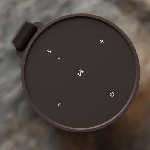 Image of Bang & Olufsen Beosound Explore - Wireless Portable Outdoor Bluetooth Speaker, IP 67 Dustproof and Waterproof, Chestnut