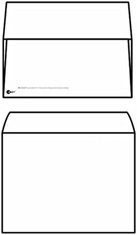 eKEY Multimedia Mailer Envelopes, 6" x 8", Outer Envelope with Open Side, CD/DVD Insert (Box of 500)