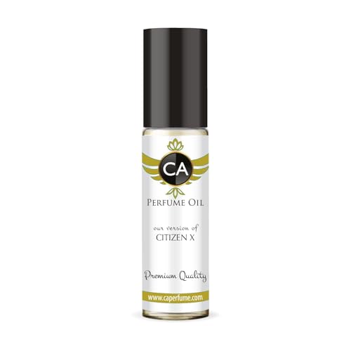 CA Perfume Impression of Member X Unisex Fragrance Oil Aromatic Scent Long Lasting Perfumes for Women &amp; Men Travel Size TSA Ready Mini Parfum Body Oil Roll-on 0.33 Fl Oz 10ml