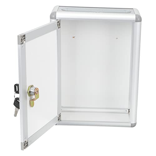 NUOBESTY Buzón De Estilo Rústico Agarre Buzón De Bloqueo Estallido Moderno Buzones De Sugerencias Muro Consejo Buzón Doméstico Buzón con Correo Puerta Caja Fuerte Buzones Antiguos Cajas MDF