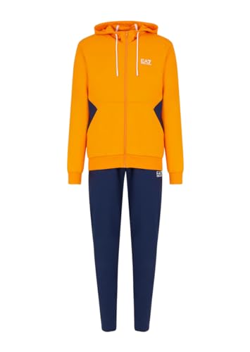 Combinaison coton brossé EA7 3DPV52 Armani avec logo dos