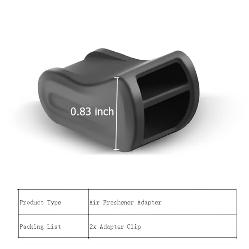 Image of 2Pcs Air Freshener Adapter Designed for Model 3 /Y Air Vent Accessories Compatible with 2017-2024 Model 3 and 2020-2024 Model Y (Air Freshener not Included)