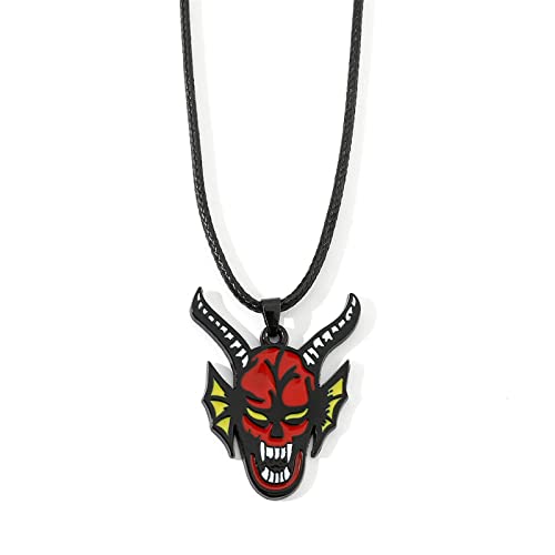 Hellfire Club Stranger Thin-gs Guitar Pick Necklace Eddie Munson Pendant Necklace Jewelry Decorations Cosplay Merchandise