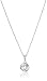 Sterling Silver Polished Rope Band Loveknot Pendant Necklace, 18"