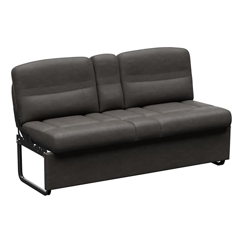 Top 10 Best Jack Knife Sofa for Rv Comfort and Style 9 Thomas Payne Signature 62' McCoy RV Jackknife Sleeper Sofa with Matching Kickboard, Easy Transition, High-Density Foam Cushioning, Fold-Down Center, Dual Cupholders - 2024044392