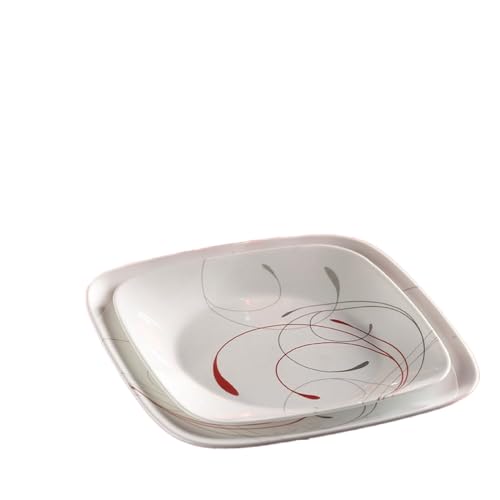 Corelle Square 16-Piece Dinnerware Set, Splendor, Service for 4