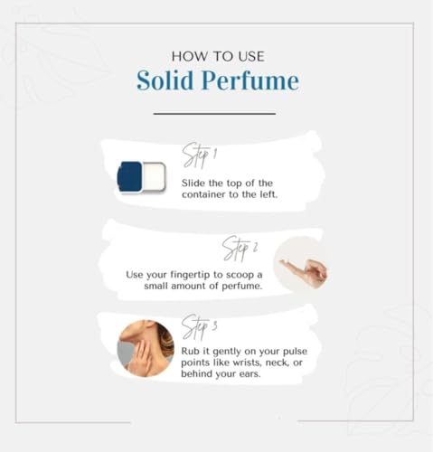 Image of Chocolate solid perfume | Alcohol Free Cologne for Men & Women | Non-Greasy Wax Perfume | Strong & Lasting Fragrance | Gifting Set for Him & Her
