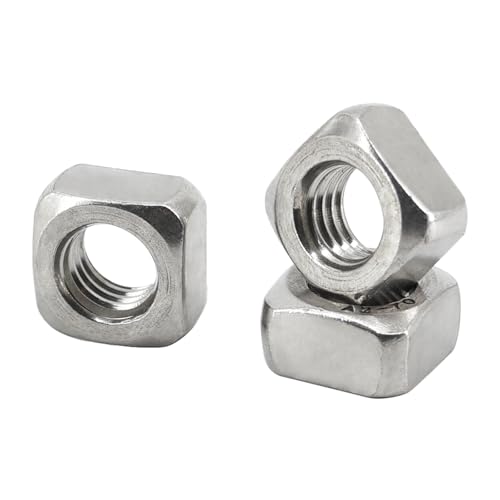 M12 Square Nut 304 Stainless Steel Thread Nut (Pack of 10) - Image 3