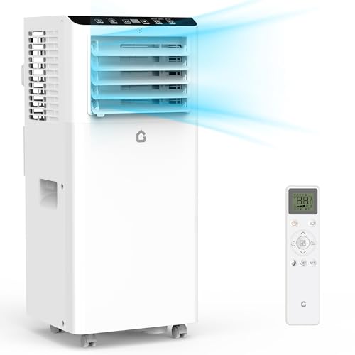 8,000 BTU Portable Air Conditioners, Portable AC Unit with Follow me Mode, AC Conditioners up to 350 sq.ft, Remote Control, 24H Timer, Room Office Gar