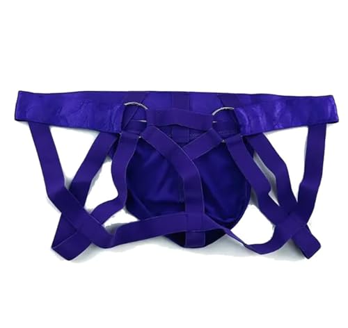 Jockstrap for Men Mens Thong Men's Jockstrap Underwear Low Waist Breathable Athletic Supporter Jock Straps Hollow4