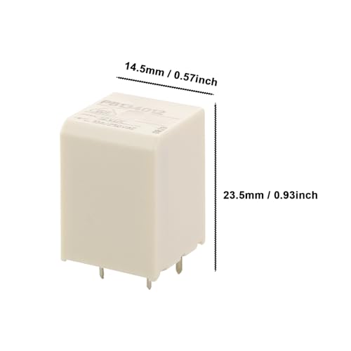 eMagTech 2 Stück Leistungsrelais 4-polig DC Leistungsrelais PB134012 Mini Relais Kompatibel mit Miele EZL 517A ELP-266 ELP-265 ELP-270