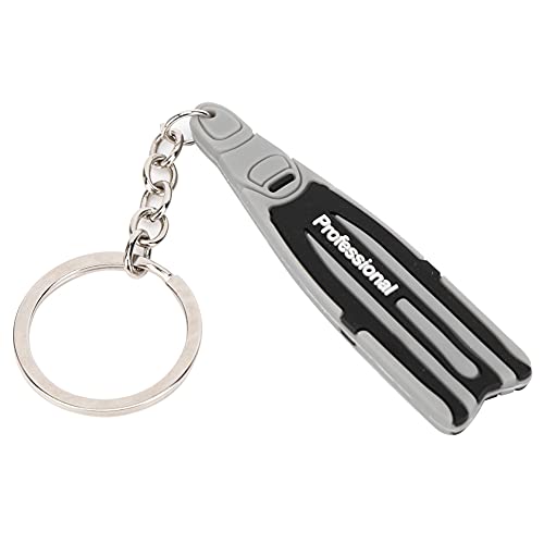 ZIZEV Keychain, Diving Theme Lightweight Keyring for Diving Lover for Bag (Grey)
