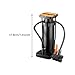 Menolana Bike Pump Bicycle Foot Pump Nonslip Repair Tool Versatile Accessories Air Inflator for Balls Cycling Sports Outdoor Road Bike, Single Cylinder