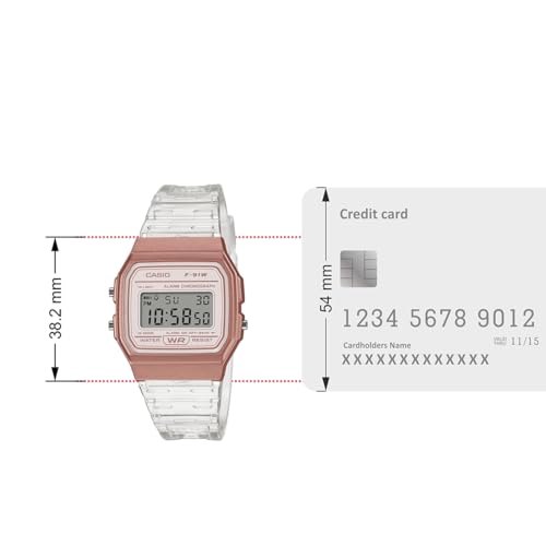 Casio F-91WS-7A3DF Digital Grey Watch - Image 6