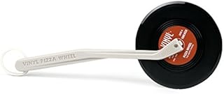 Pizza Wheel Cutter Vintage Vinyl Record - Novelty Gifts for Men Pizza Wheel Cutter Slicer - Novelty Gifts - Quirky Kitchen Aid - Gadgets for Men - Unique Gadget - Pizza Oven Accessories - by TRIXES