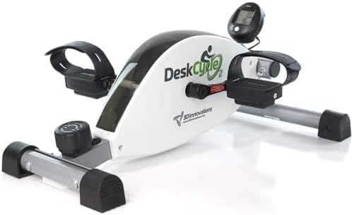 DeskCycle Under Desk Bike Pedal Exerciser - Stationary Bikes for Home &amp; Office - Standard and Adjustable Height Versions