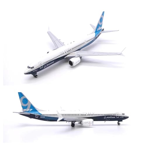 Modelo de avión B737 MAX9 1/400 ideal para decorar despachos y vitrinas N7379E 4