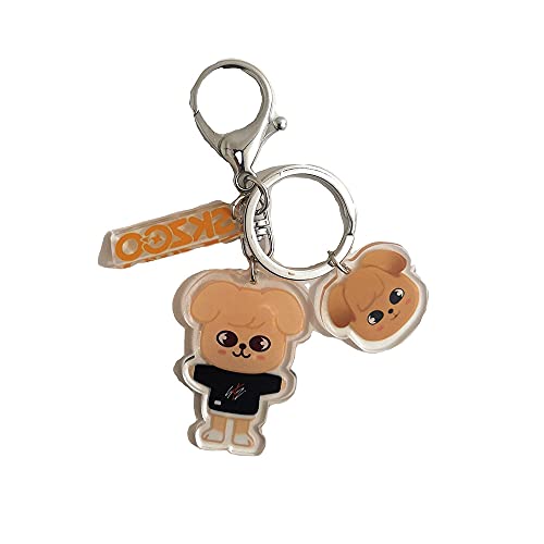 KPOP StrayKids SKZOO Character Keychain Bag Pendant Ornaments Stray Kids Keychain Keyring (PUPPYM)
