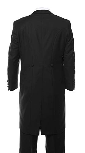 Wemaliyzd British Men's 2 Pieces Tuxedo Suits Swallowtail Jacket Skinny Pants2