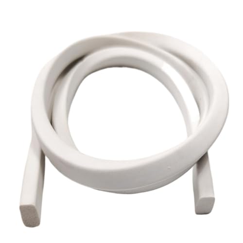 Junta de sellado de cable de espuma de silicona blanca rectangular de 5M 5mmX20mm 3