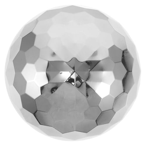 KONTONTY Glänzende Gartenkugel Aus Poliertem Edelstahl Für Den Außenbereich Reflektierende Kugel Aus Poliertem Stahl Silberfarben