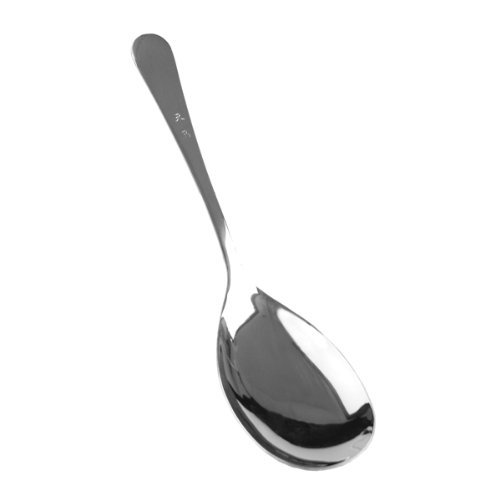 10 Solid Serving Spoon Stainless Steel - Mirror Finish for Elegant Buffet Serving