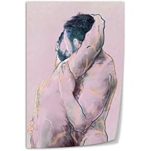 Gay Erotic Abstract Poster 4 Canvas Print Wall Art Decor Living Room Office Bedroom 12x18inch30x45cm Unframe-style