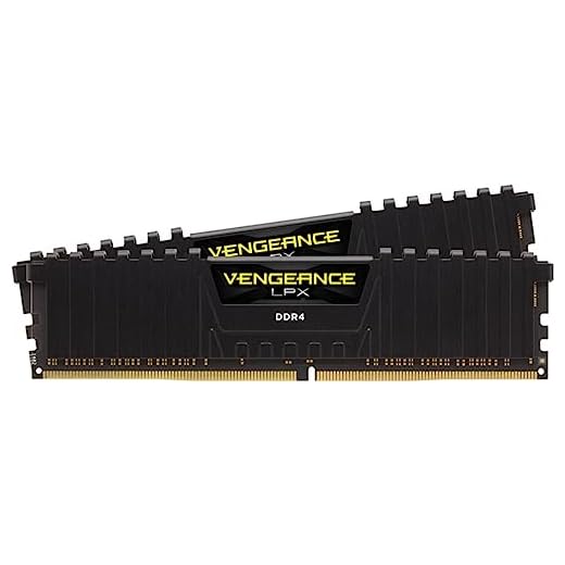 Corsair Vengeance LPX 16Go (2x8Go) DDR4 3200MHz C16 XMP 2.0 Kit de Mémoire Haute Performance - Noir
