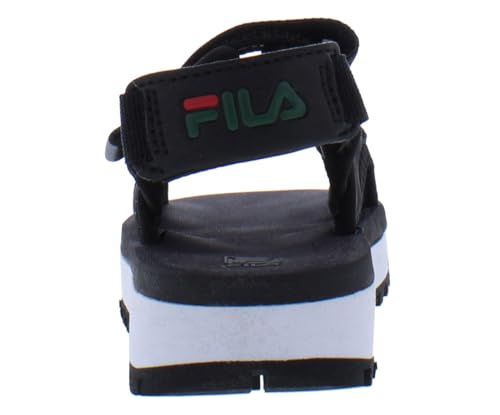 Fila Spot Eva Sandal PS Infant/Toddler Shoes Size 7, Color: Black/Syca/Red-Black3