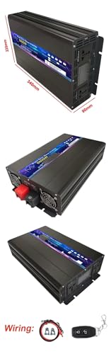 Onduleur solaire 8000W 48V vers 220V avec télécommande et prise UE
