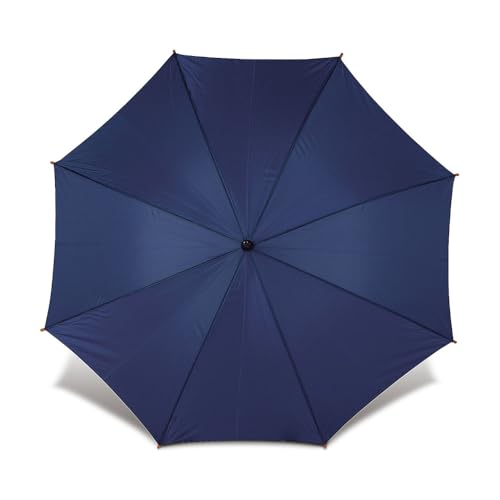 eBuyGB Automatic Classic Wooden Crook Handle Folding Umbrella