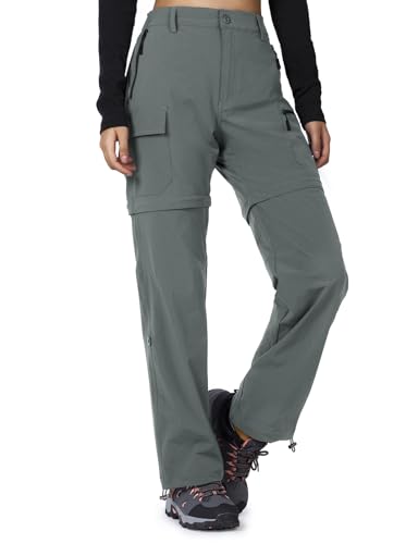 Cycorld Women's-Hiking-Pants-Convertible Quick-Dry-Stretch-Lightweight Zip-Off Outdoor Pants with 5...