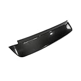 Carbon Fiber Rear Spoiler BYS Style Compatible for Civic EG Fiberglass Trunk Wing FRP Unpainted Duckbill Boot Lid Lip Bootlid Cover Trim(Carbon Fiber Look)