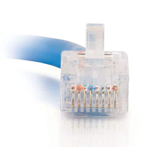 Image of C2G 24491 Cat5e Crossover Cable - Non-Booted Unshielded Network Crossover Patch Cable, Blue (3 Feet, 0.91 Meters)