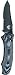 Benchmade - Rift 950 Knife, Reverse Tanto Blade, Serrated Edge, Coated Finish, Gray and Black Handle