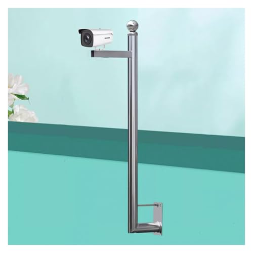 Soporte de Pared Universal Ajustable para CCTV: Soporte para cámara de vigilancia de fácil instalación para estacionamientos, Granjas y fincas - Soporte de Seguridad de 1,2 m/47,2 Pulgadas