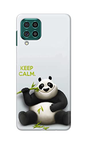 Image of PRINTFIDAA� Printed Hard Back Cover Case for Samsung Galaxy F62 | Samsung Galaxy M62 Back Cover (Cartoon Panda) -2808